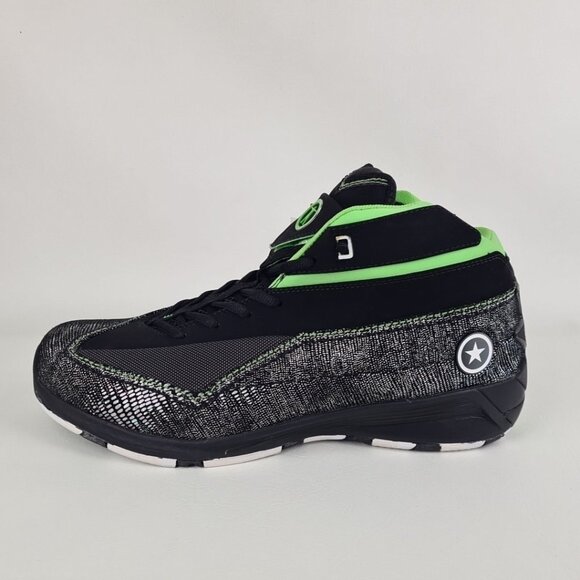Converse Wade 3 Mid Christmas Game Snake Black Green Vintage - Picture 1 of 9